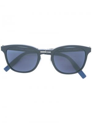 Солнцезащитные очки AL13.11 Dior Eyewear. Цвет: синий