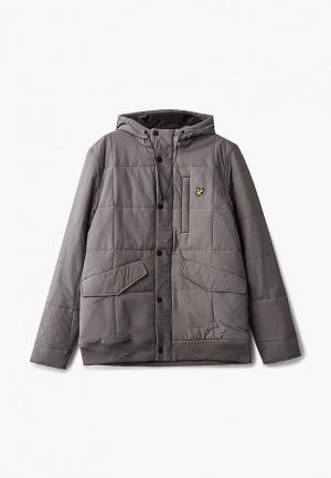 Куртка утепленная Lyle & Scott. Цвет: серый