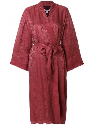 Бордовое кимоно Elizabeth And James. Цвет: красный