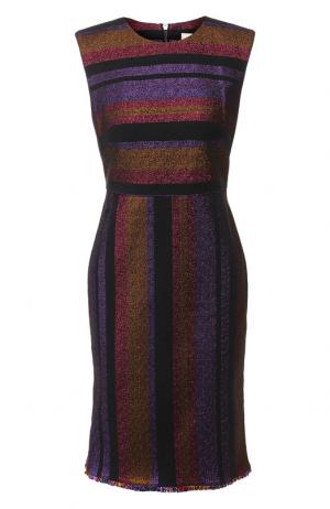 Платье с круглым вырезом и металлизированной нитью Diane Von Furstenberg. Цвет: разноцветный