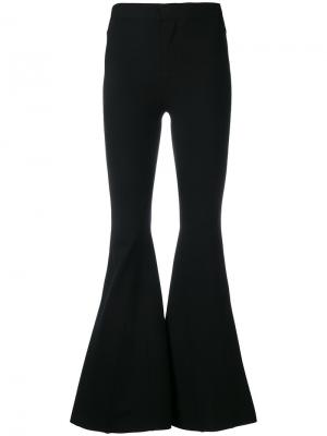 Расклешенные брюки Givenchy. Цвет: чёрный