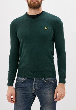 Пуловер Lyle & Scott. Цвет: зеленый