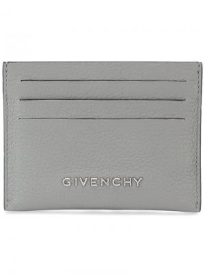 Визитница Givenchy. Цвет: серый