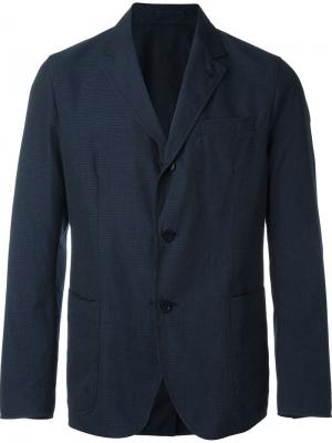 Двухсторонний пиджак Lardini. Цвет: синий