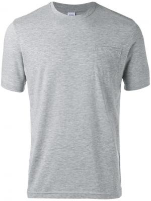 Классическая футболка Aspesi. Цвет: серый