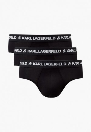 Трусы 3 шт. Karl Lagerfeld. Цвет: черный