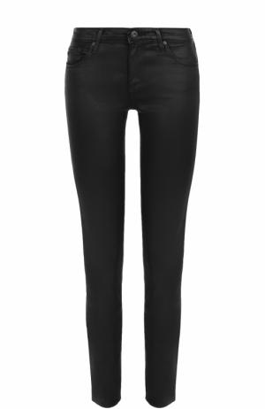 Однотонные джинсы-скинни Ag. Цвет: черный