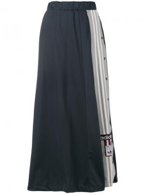 Adibreak long skirt Adidas Originals. Цвет: серый