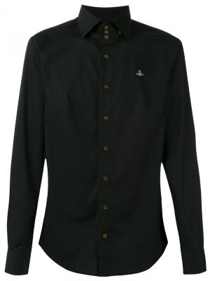 Рубашка с высоким воротником Vivienne Westwood Man. Цвет: чёрный