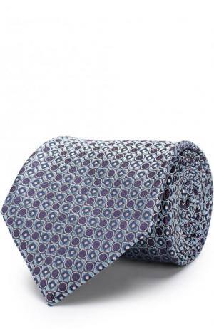 Шелковый галстук Brioni. Цвет: бирюзовый