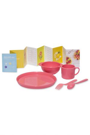 Набор посуды для детей AMILA KIDS, розовый DOSH I HOME. Цвет: бордовый