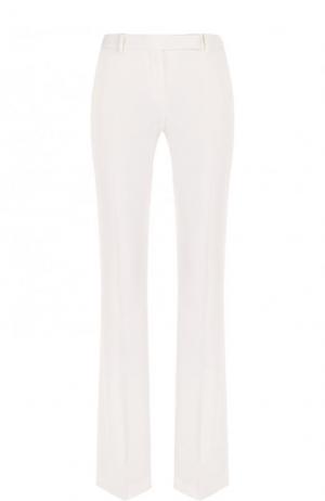 Шерстяные расклешенные брюки со стрелками Alexander McQueen. Цвет: белый