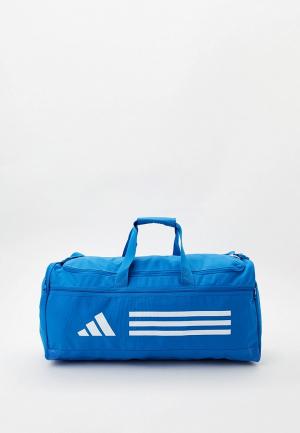Сумка спортивная adidas. Цвет: голубой