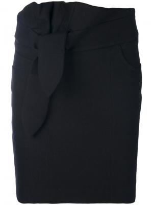 Облегающая мини-юбка Katmore Iro. Цвет: чёрный