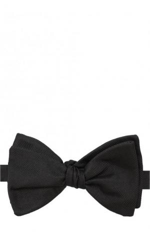 Шелковый галстук-бабочка Eton. Цвет: черный