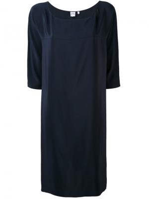 Платье с короткими рукавами Aspesi. Цвет: синий