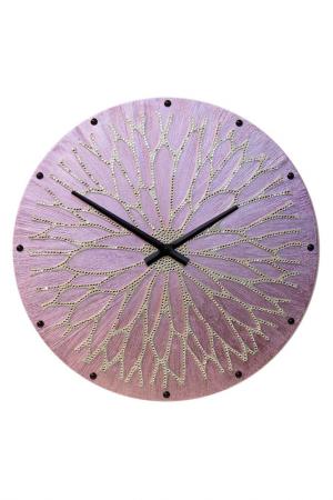 Настенные часы Лаванда MARIARTY. Цвет: фиолетовый