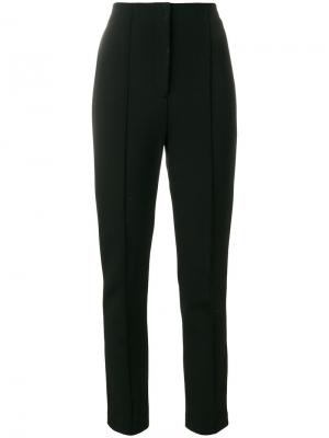 Прямые брюки с высокой талией Dvf Diane Von Furstenberg. Цвет: чёрный