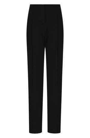 Шерстяные брюки прямого кроя Diane Von Furstenberg. Цвет: черный