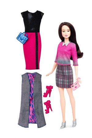 Барби Мателл Шикарный стиль Barbie. Цвет: бордовый