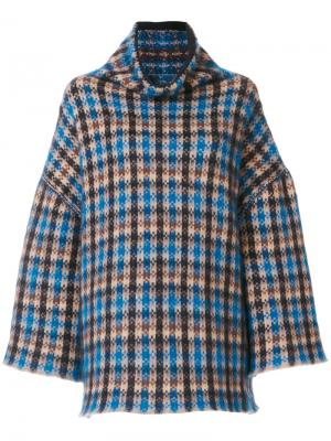 Свободный свитер Stella McCartney. Цвет: синий