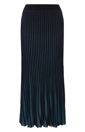 Плиссированная юбка-миди из вискозы Kenzo. Цвет: разноцветный