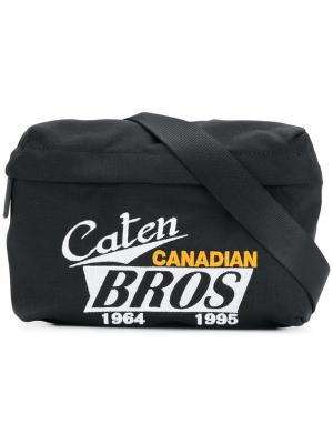 Сумка через плечо Caten Canadian Bros Dsquared2. Цвет: чёрный