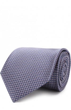 Шелковый платок Brioni. Цвет: фиолетовый