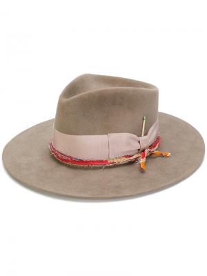 Фетровая шляпа Nick Fouquet. Цвет: телесный