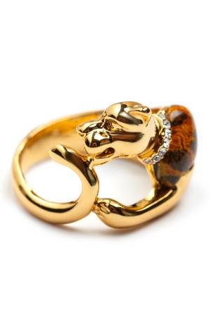 Кольцо Ягуар BEATRICI LUX. Цвет: золотой