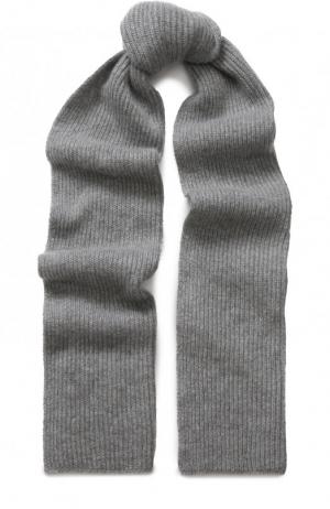 Кашемировый шарф Johnstons Of Elgin. Цвет: светло-серый
