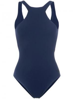 Halterneck swimsuit Gloria Coelho. Цвет: синий