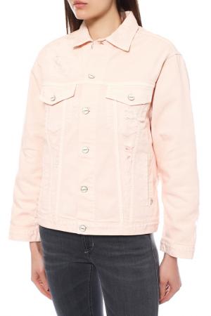 Куртка джинсовая DONDUP. Цвет: розовый