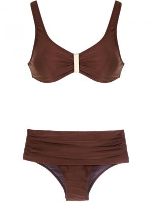 Bikini set Lygia & Nanny. Цвет: коричневый