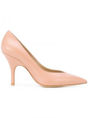 Туфли-лодочки с заостренным носком Giorgio Armani. Цвет: розовый и фиолетовый
