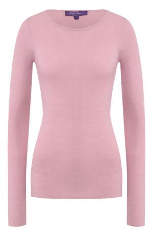Пуловер из кашемира Ralph Lauren. Цвет: розовый