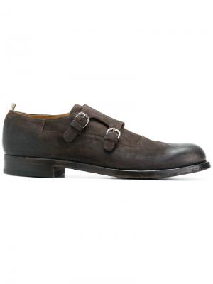 Tempus monk shoes Officine Creative. Цвет: коричневый