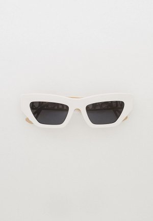 Очки солнцезащитные Versace. Цвет: белый